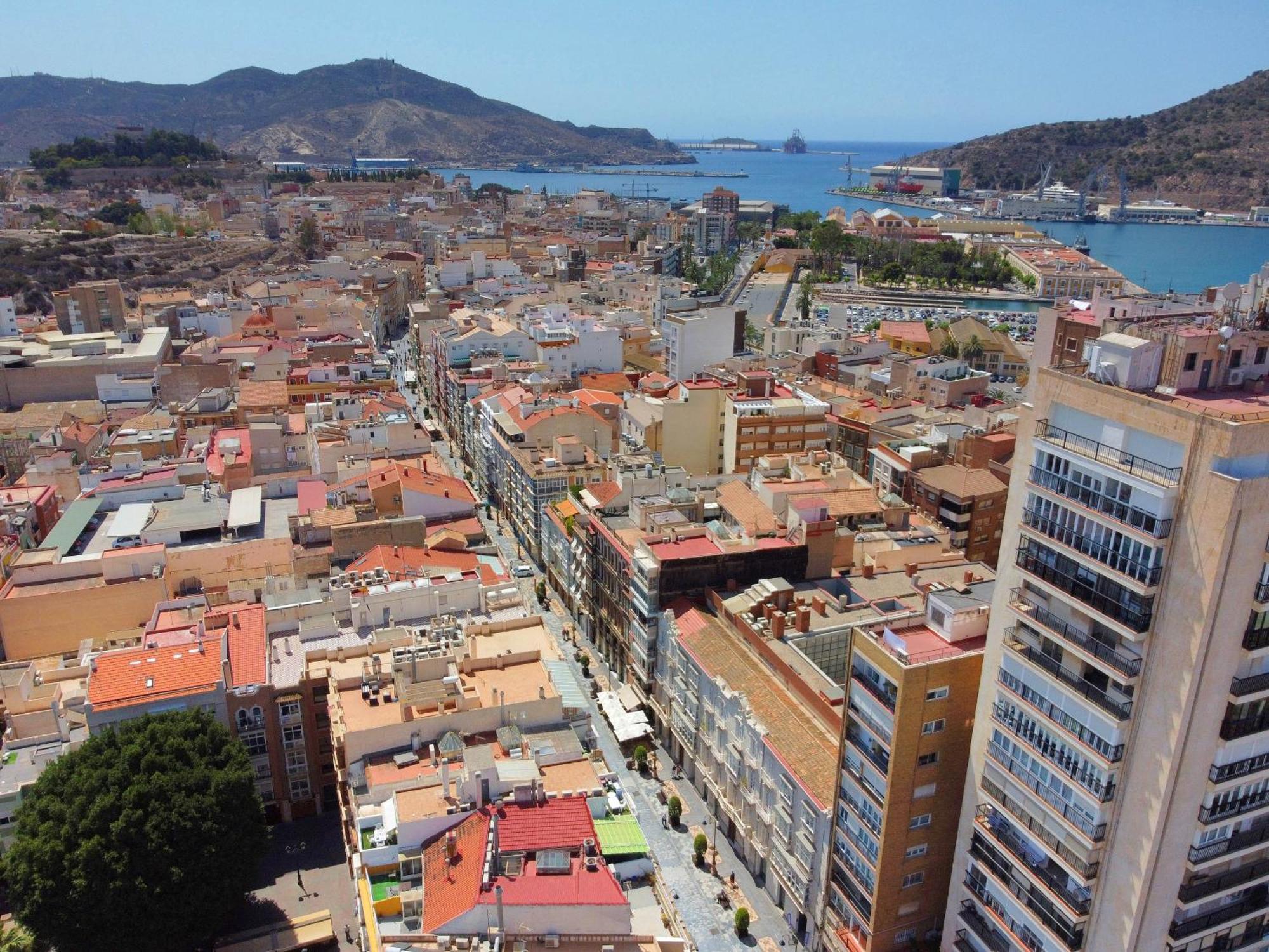 Apartamentos Nuevo Edificio Alba Cartagena Centro Parking Dış mekan fotoğraf